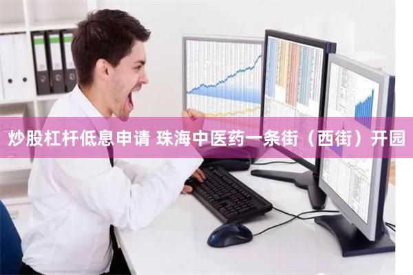 炒股杠杆低息申请 珠海中医药一条街（西街）开园