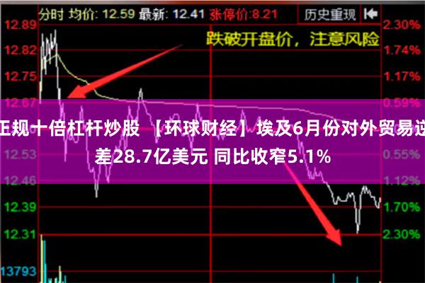 正规十倍杠杆炒股 【环球财经】埃及6月份对外贸易逆差28.7亿美元 同比收窄5.1%