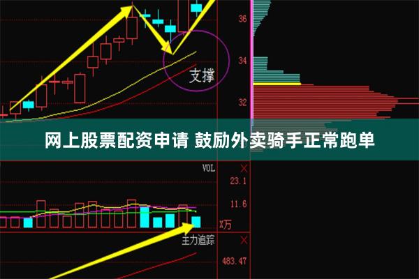 网上股票配资申请 鼓励外卖骑手正常跑单