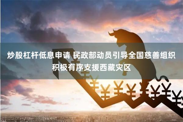 炒股杠杆低息申请 民政部动员引导全国慈善组织积极有序支援西藏灾区